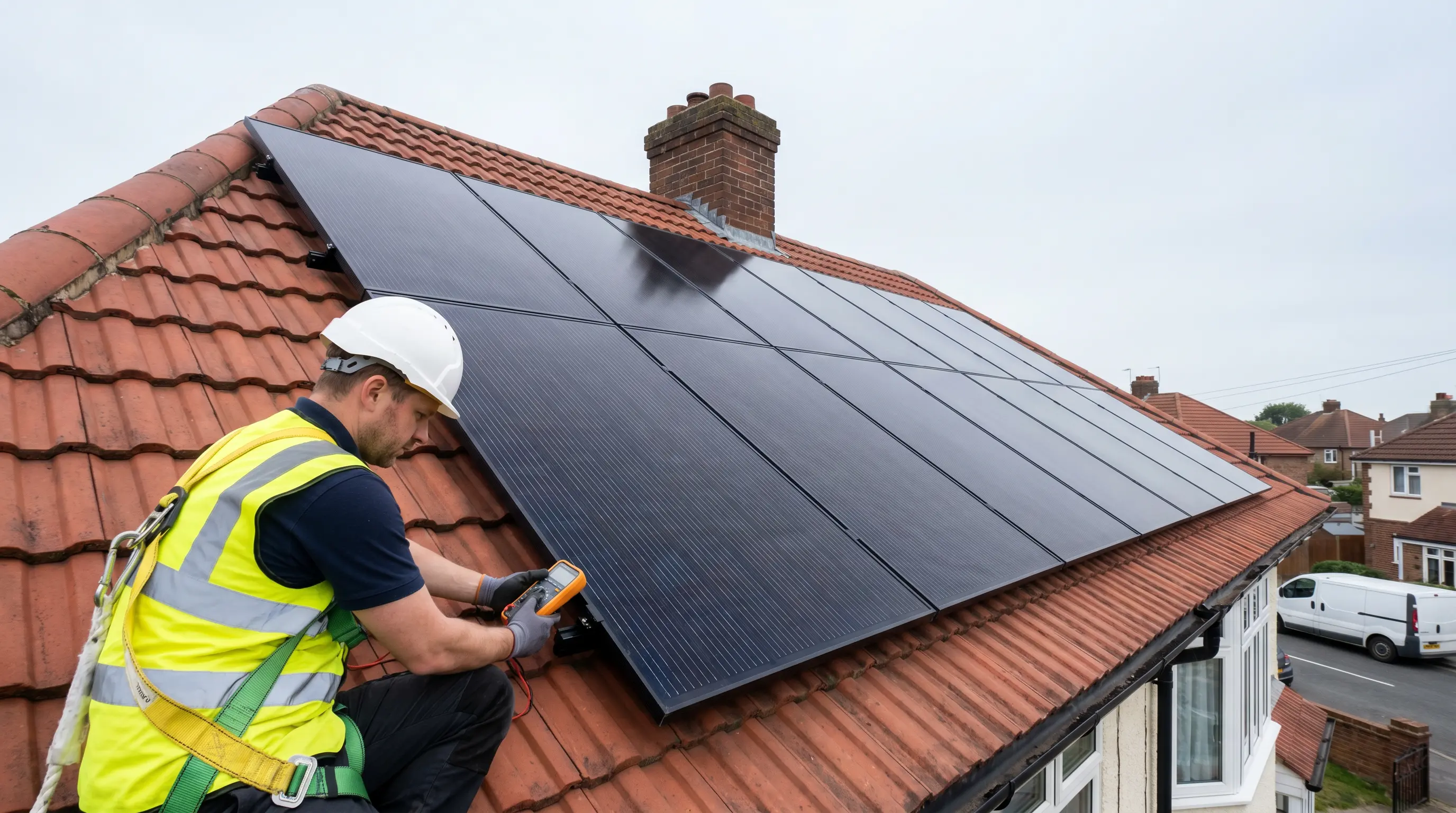 UK solar-panel fire callouts are up around 60% over two years. Here's the figure against 2 million installs, and the questions to ask an installer.